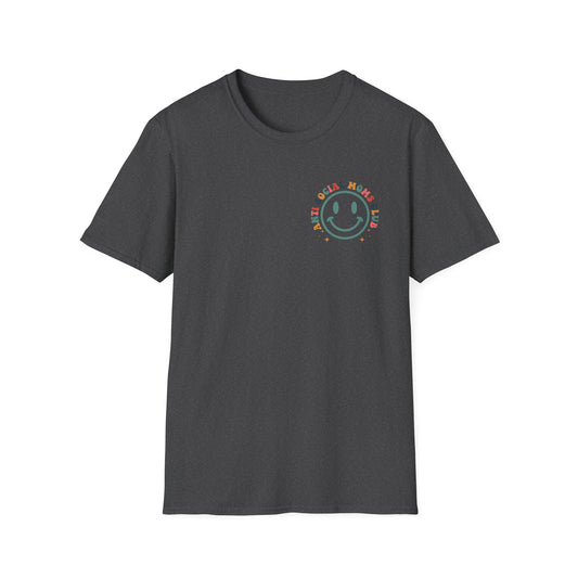 Anti Social Moms Club T-Shirt — Retro Smiley Mom Tee