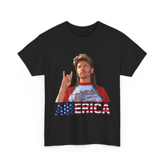 America Graphic Tee — Retro Joe Dirt Patriotic T‑Shirt