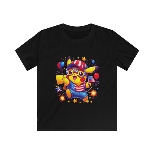 Kids Tee — Patriotic Celebration Graphic Shirt for 4th of July
