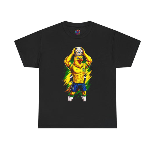 Brazil Soccer Eagle Graphic T-Shirt | World Cup 2026 Fan Tee | DTF Printed | Bold Patriotic Football Design