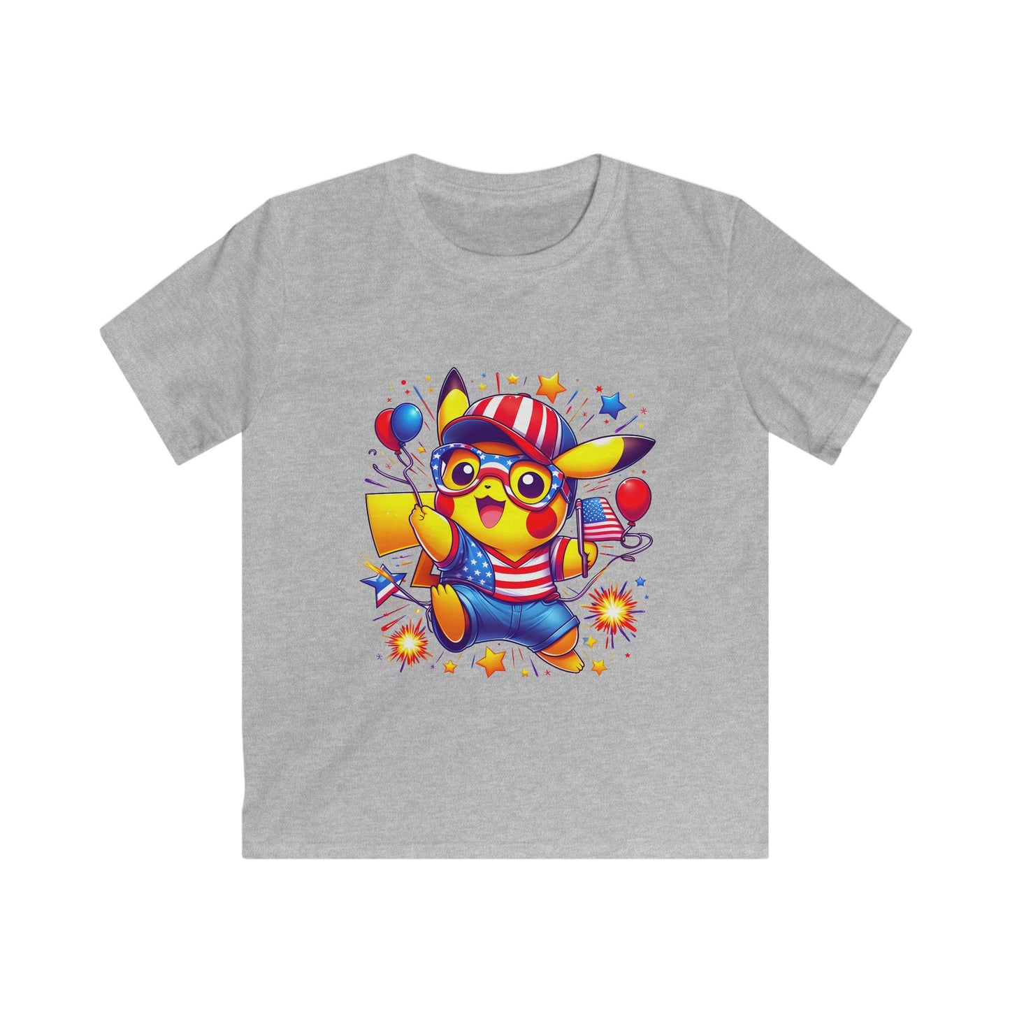 Kids Tee — Patriotic Celebration Graphic Shirt for 4th of July