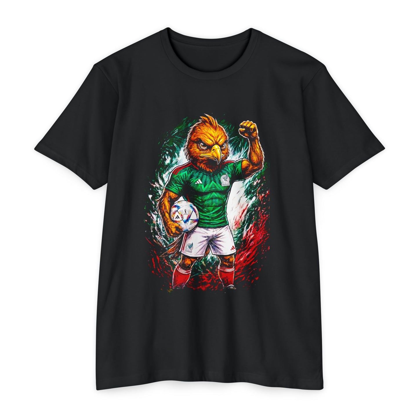 Mexico Soccer Eagle Graphic T-Shirt | El Tri Fan Tee | World Cup 2026