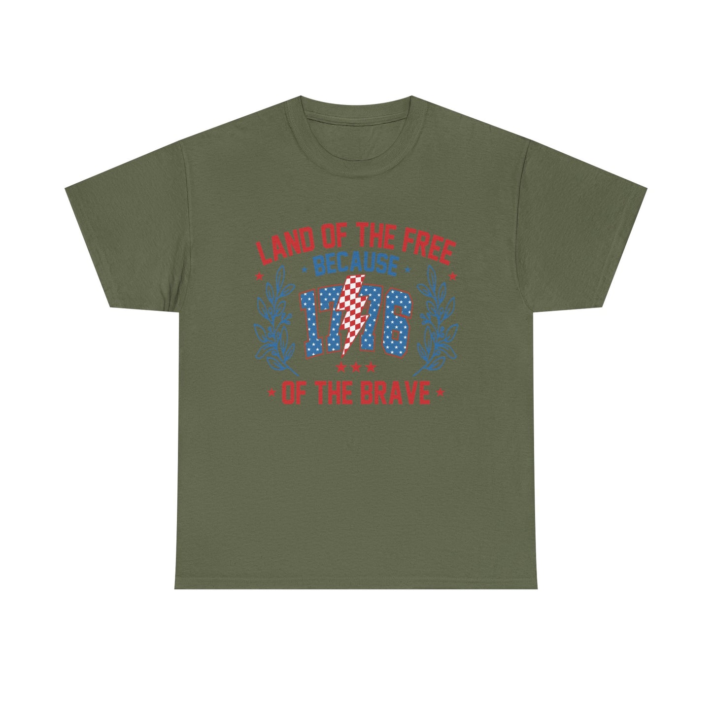 1776 'Land of the Free' Patriotic T-Shirt