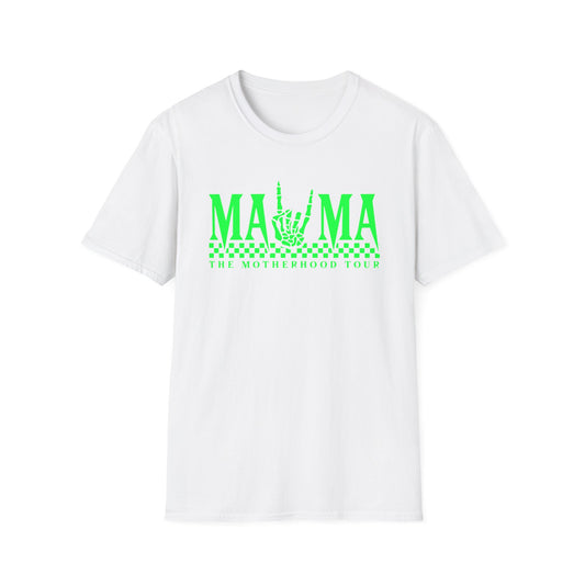 Mama Tour T-Shirt — Neon Rock 'Mama Makes It All Happen' Graphic Tee