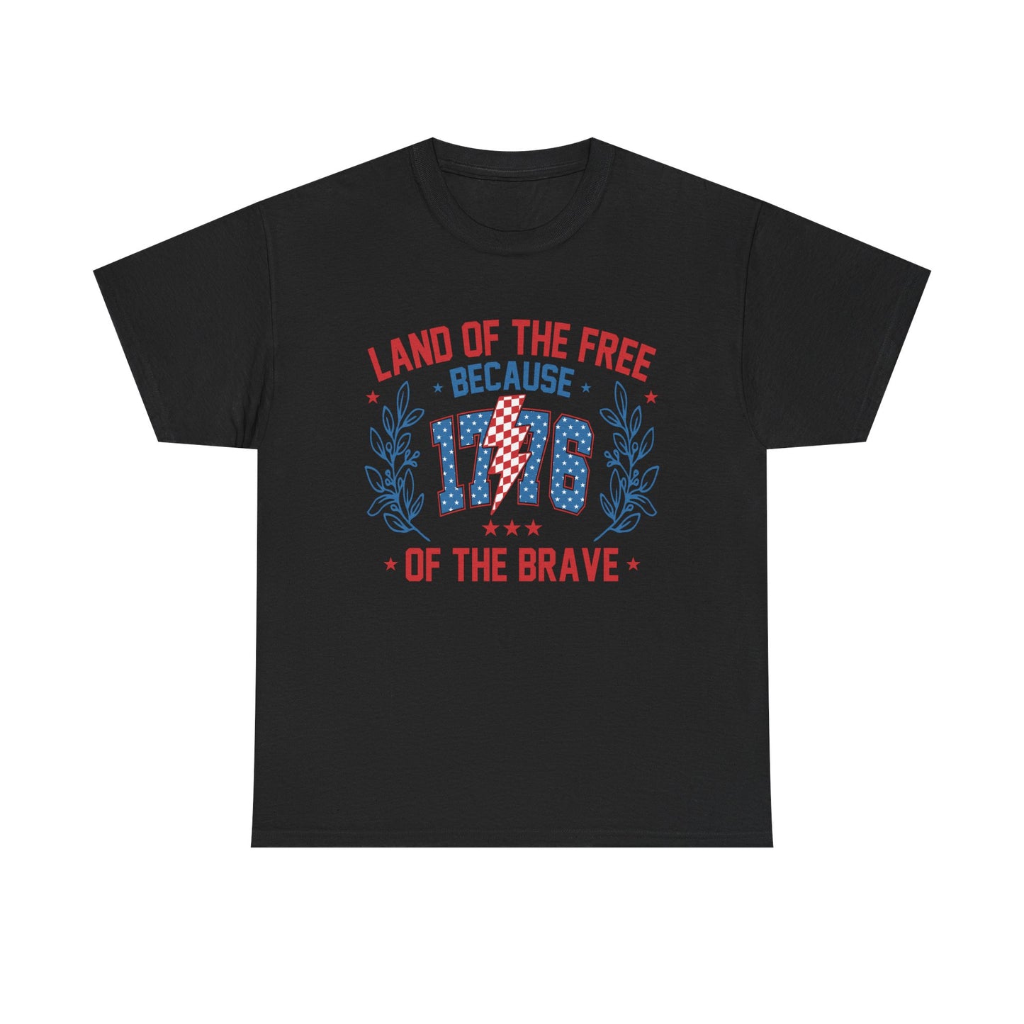 1776 'Land of the Free' Patriotic T-Shirt