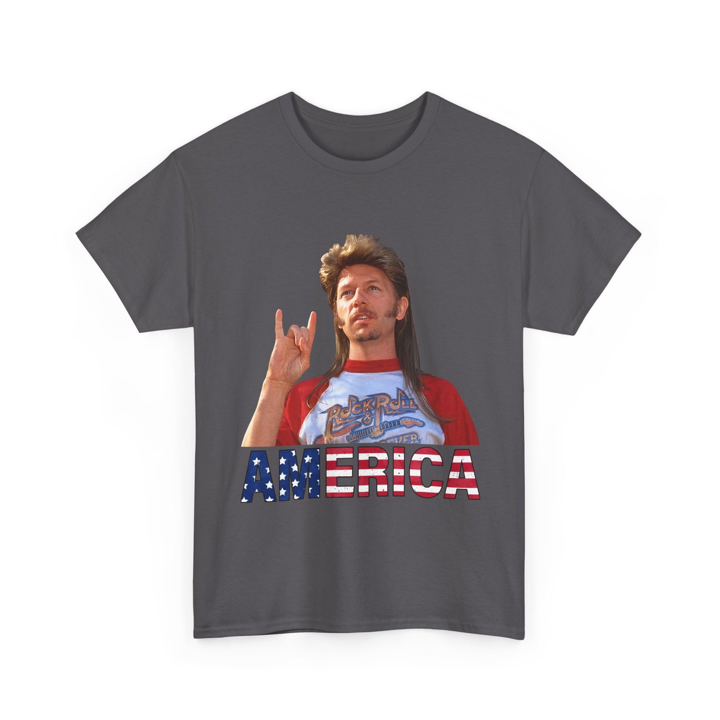 America Graphic Tee — Retro Joe Dirt Patriotic T‑Shirt