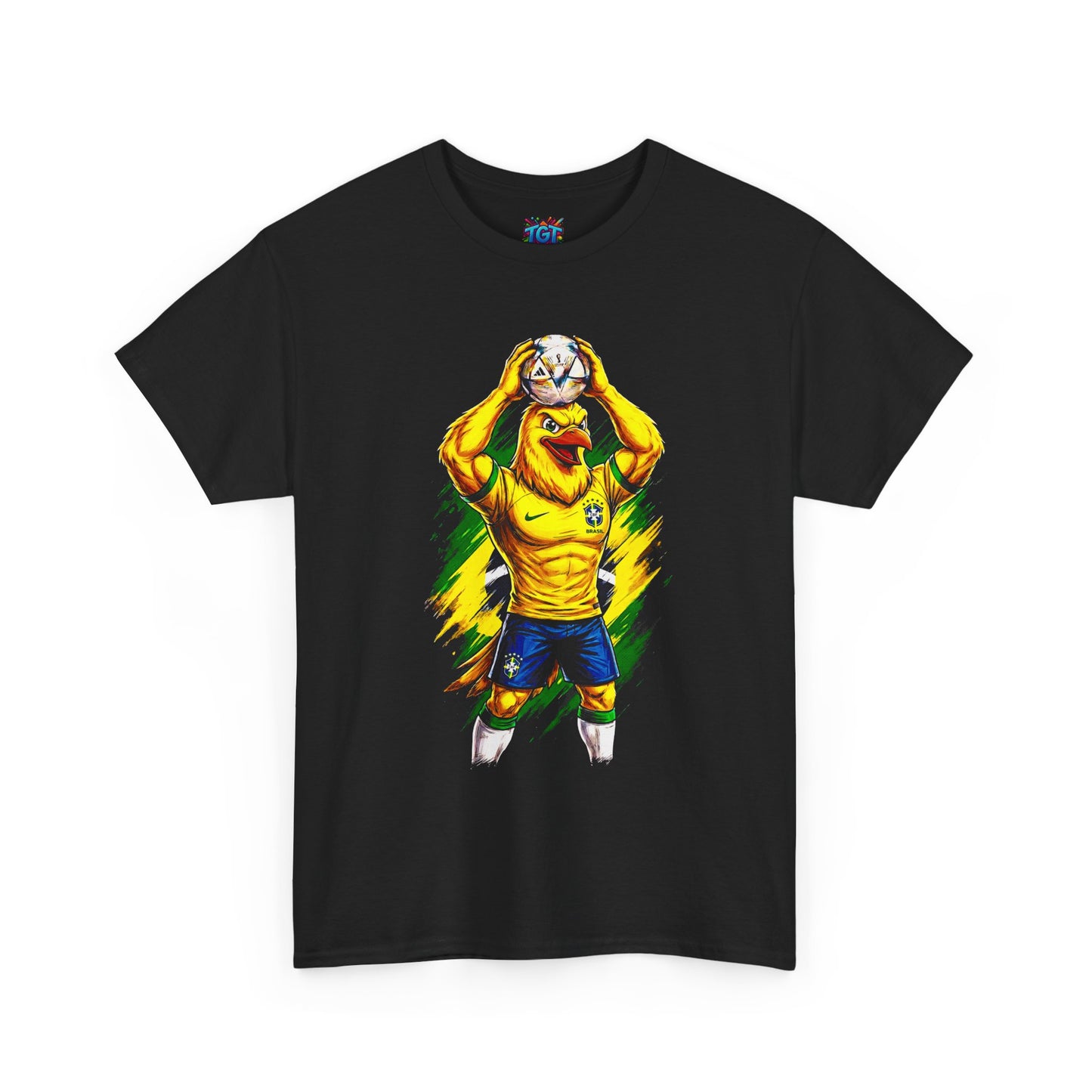 Brazil Soccer Eagle Graphic T-Shirt | World Cup 2026 Fan Tee | DTF Printed | Bold Patriotic Football Design