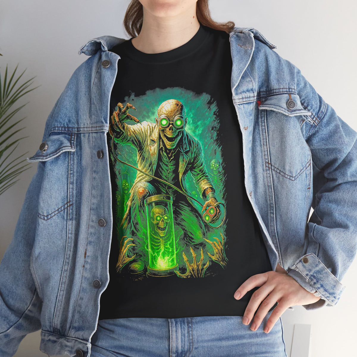 Mad Scientist T-Shirt | Creepy Laboratory Graphic Tee | Horror Science Shirt | Halloween Monster Apparel | Gothic Horror Clothing