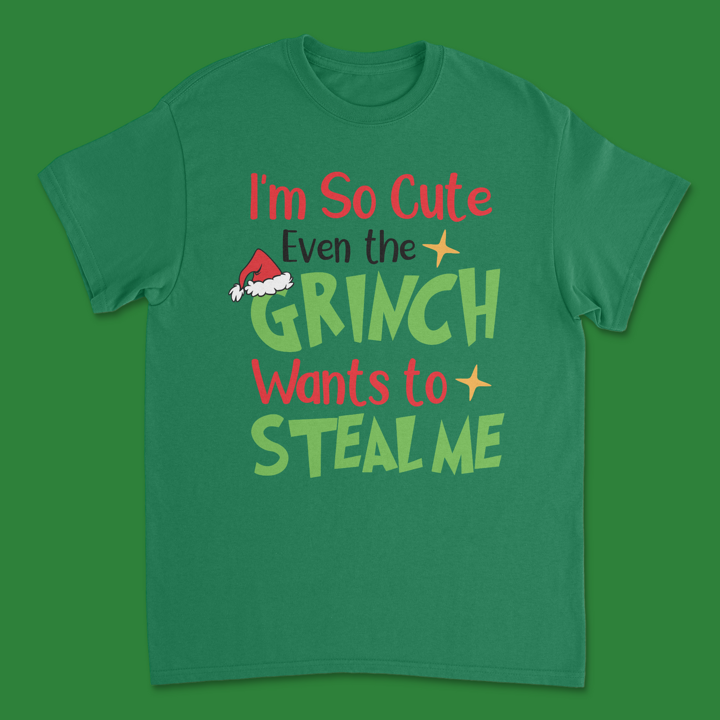 Too Cute to Handle: Even the Grinch Wants to Steal Me Christmas T-Shirt