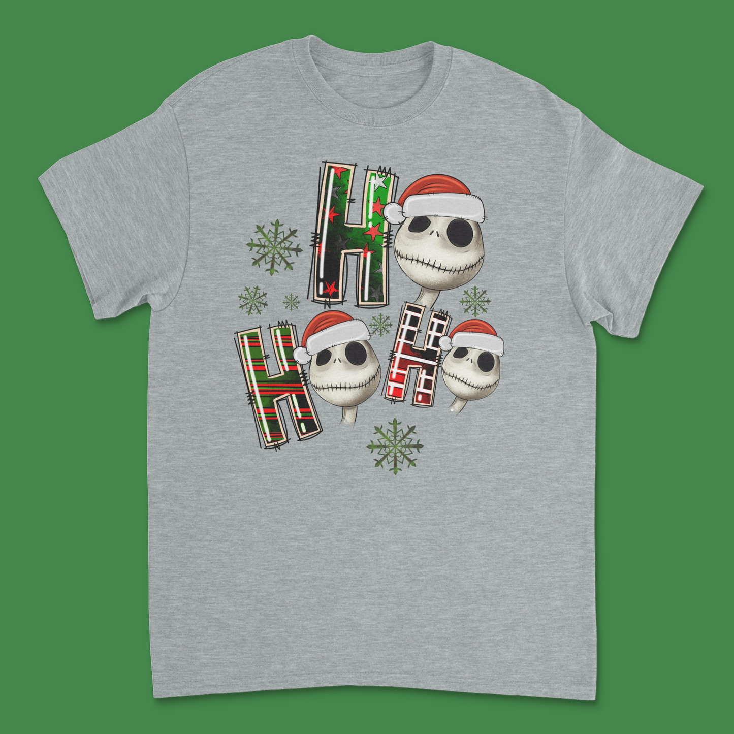 Nightmare Before Christmas Ho Ho Ho Shirt - Spooky & Festive Holiday Tee