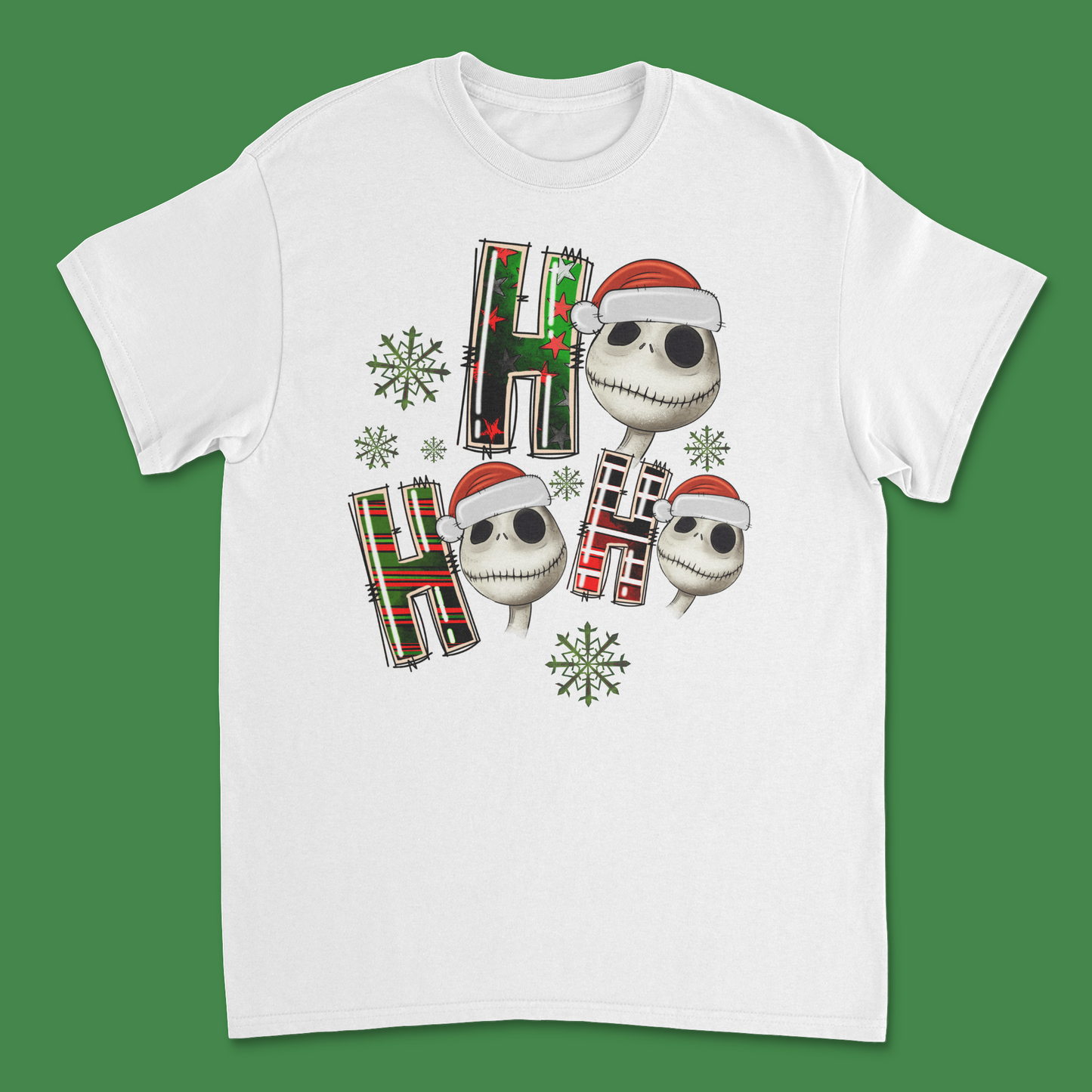 Nightmare Before Christmas Ho Ho Ho Shirt - Spooky & Festive Holiday Tee