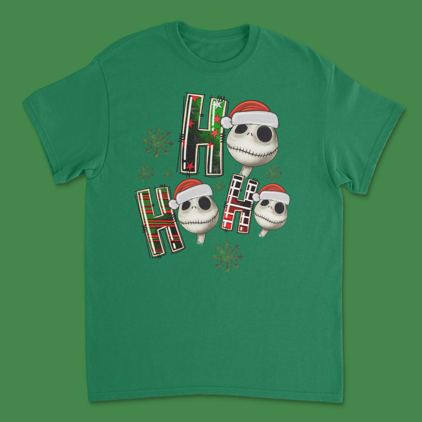 Nightmare Before Christmas Ho Ho Ho Shirt - Spooky & Festive Holiday Tee