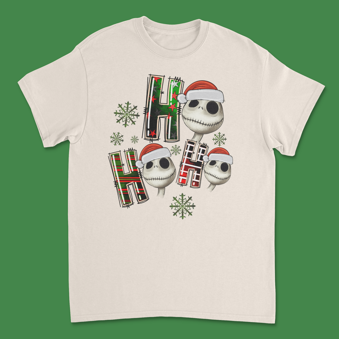 Nightmare Before Christmas Ho Ho Ho Shirt - Spooky & Festive Holiday Tee