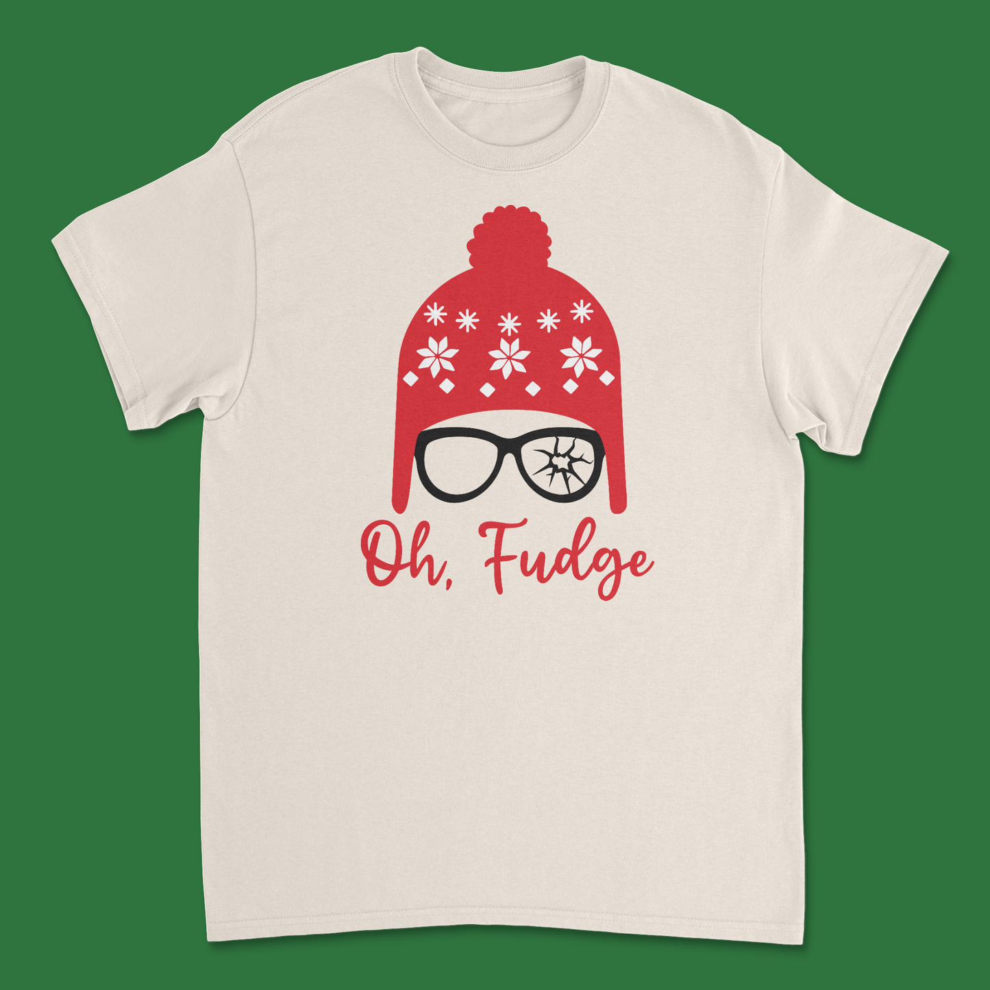 Christmas Story Oh Fudge Shirt - Funny Holiday Graphic Tee for Movie Fans