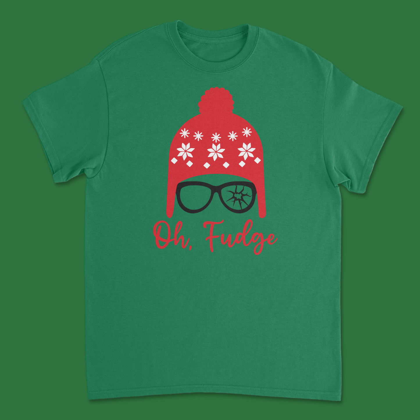 Christmas Story Oh Fudge Shirt - Funny Holiday Graphic Tee for Movie Fans