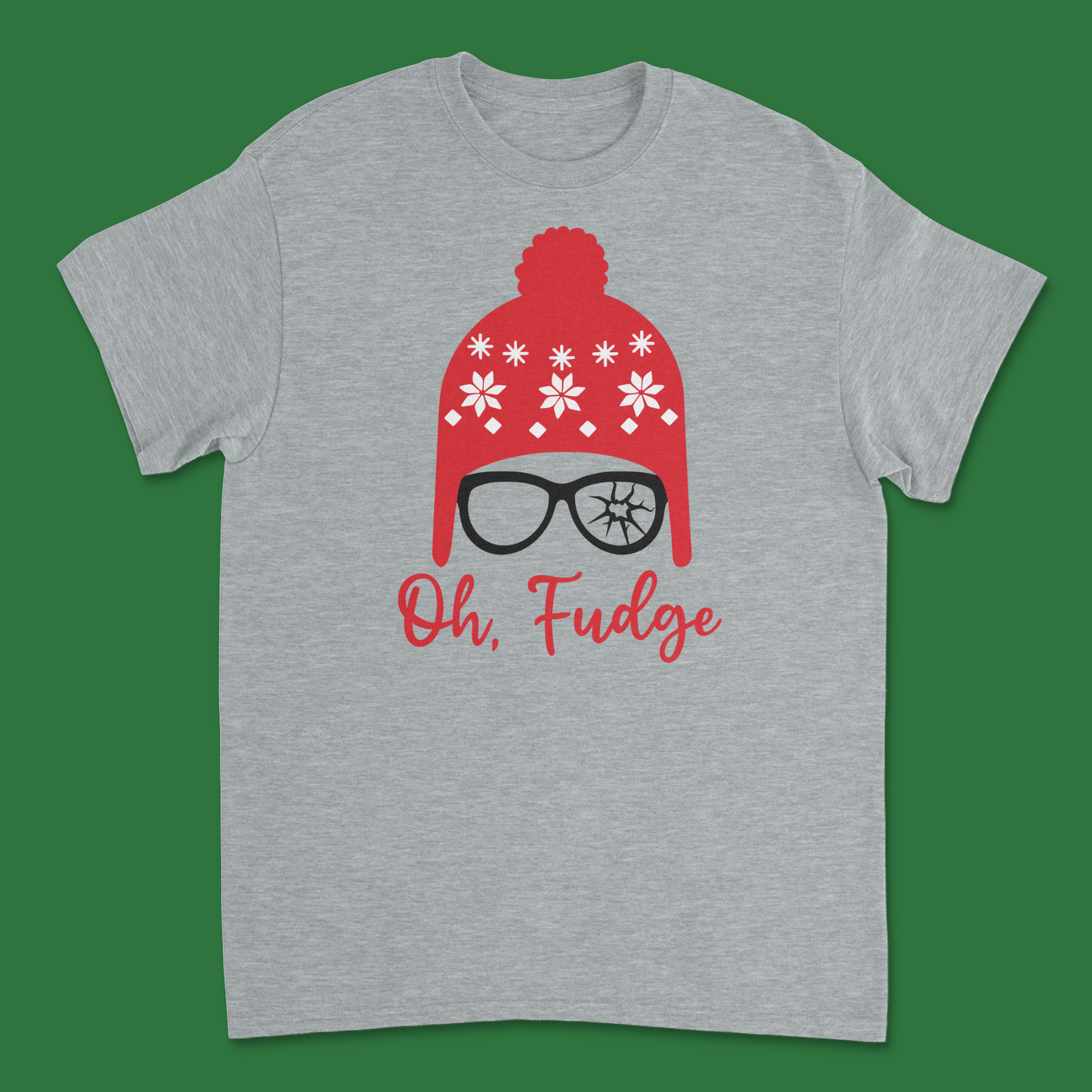 Christmas Story Oh Fudge Shirt - Funny Holiday Graphic Tee for Movie Fans