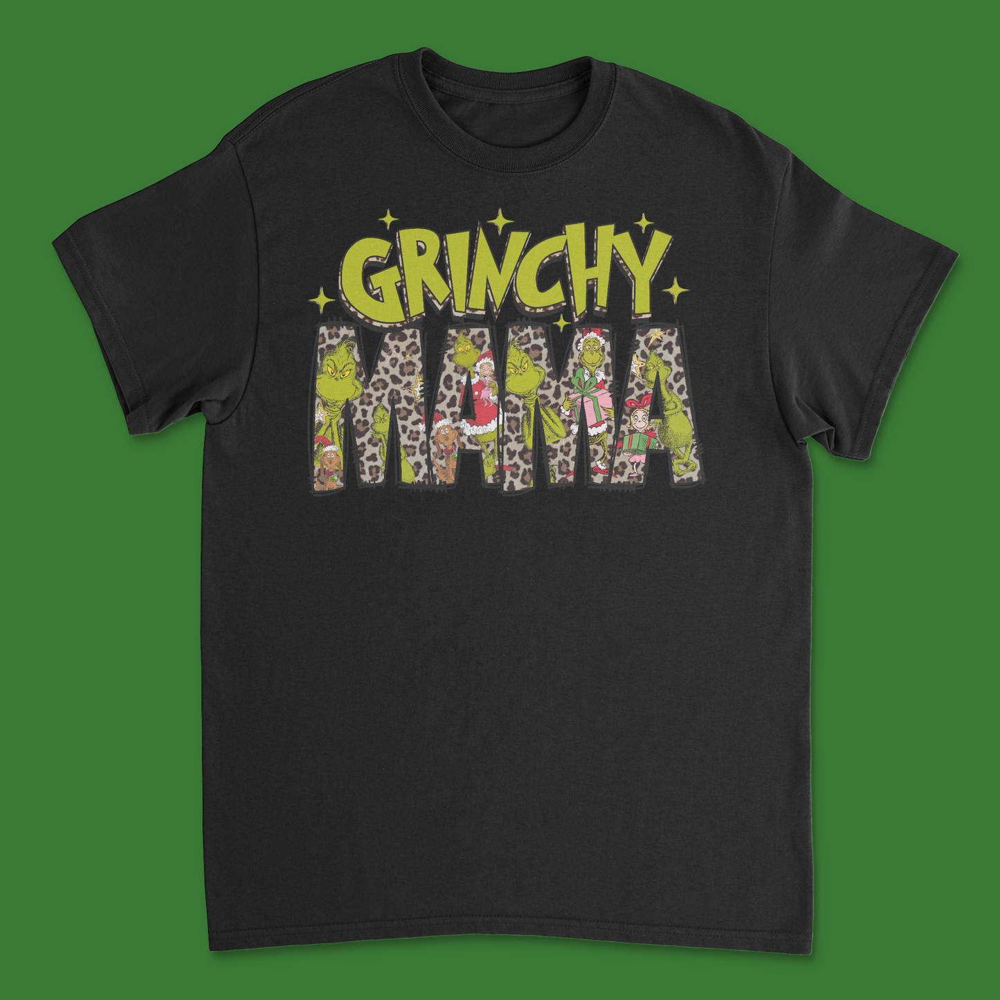 Grinchy Mama Shirt - Funny and Festive Holiday Tee for Moms