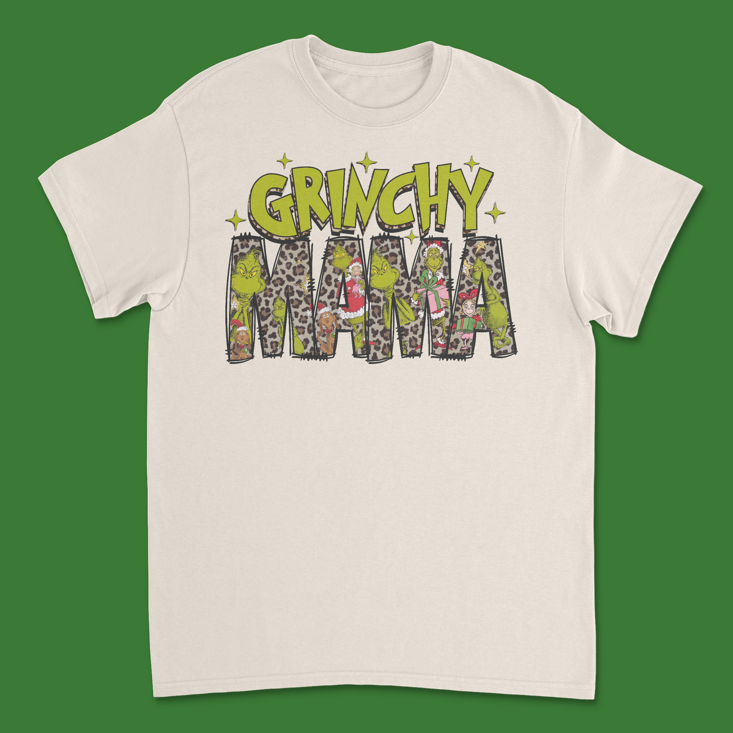 Grinchy Mama Shirt - Funny and Festive Holiday Tee for Moms