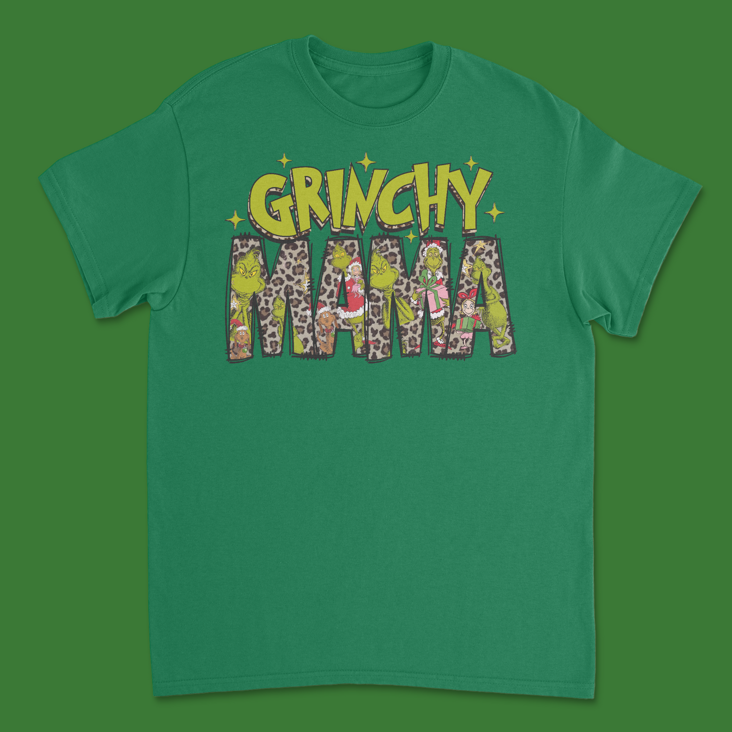 Grinchy Mama Shirt - Funny and Festive Holiday Tee for Moms