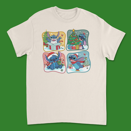 Stitch Christmas Shirt - Fun and Festive Holiday Tee for Disney Fans