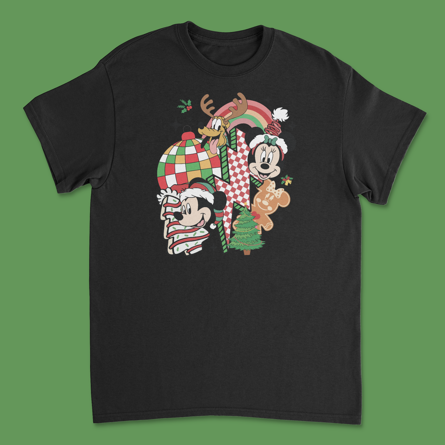 Mickey and Minnie Christmas Shirt - Adorable Holiday Tee for Disney Fans