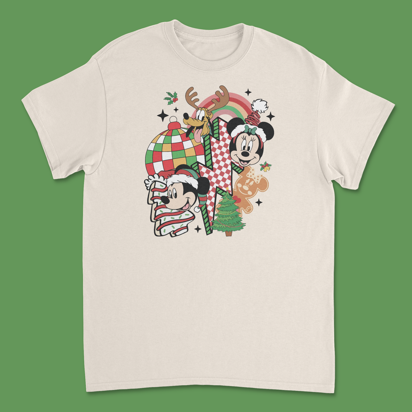 Mickey and Minnie Christmas Shirt - Adorable Holiday Tee for Disney Fans