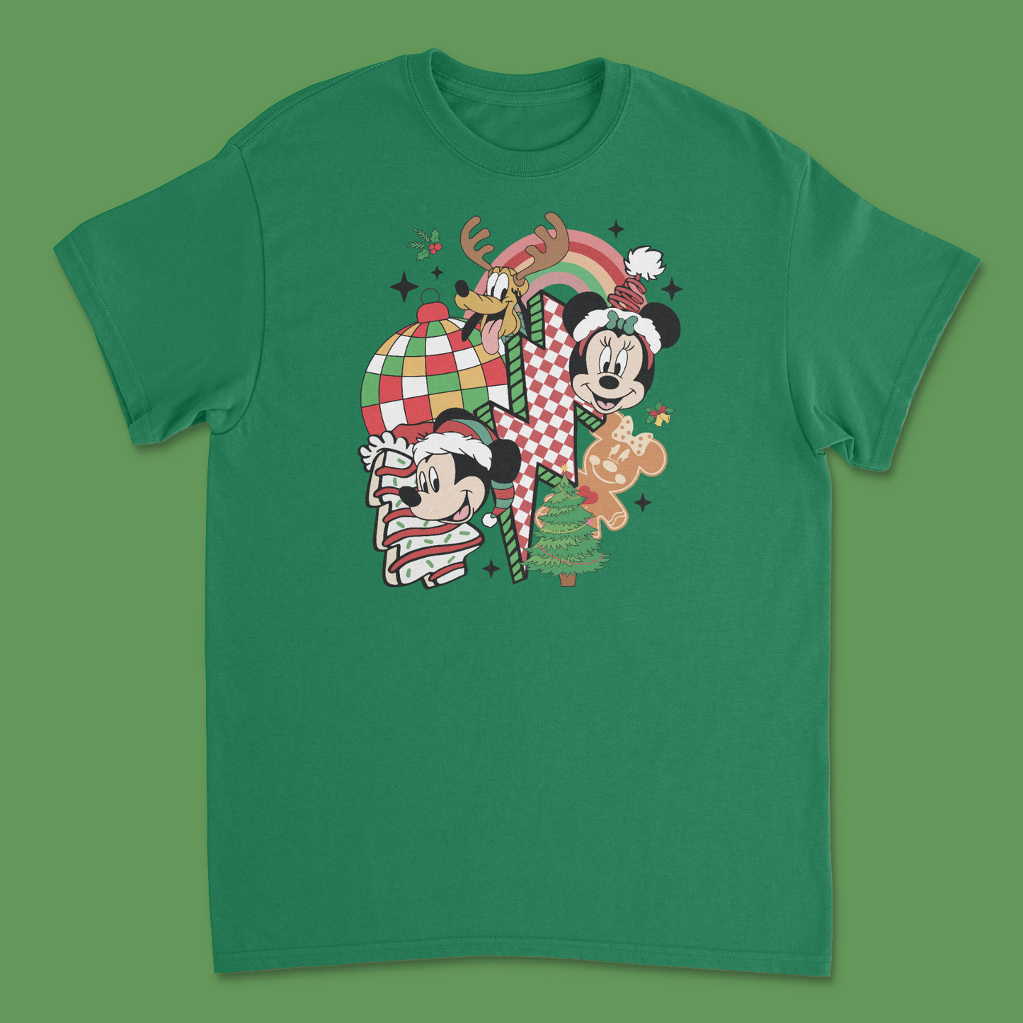 Mickey and Minnie Christmas Shirt - Adorable Holiday Tee for Disney Fans