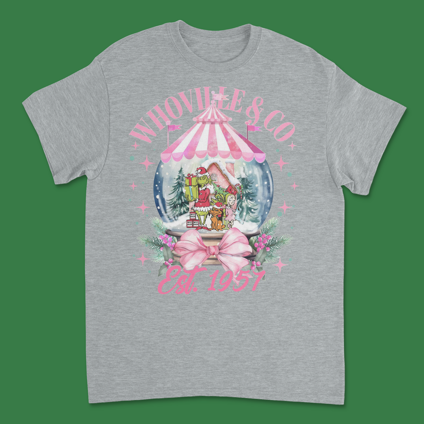 Whoville & Co. Christmas Shirt - Festive Holiday Tee Inspired by The Grinch