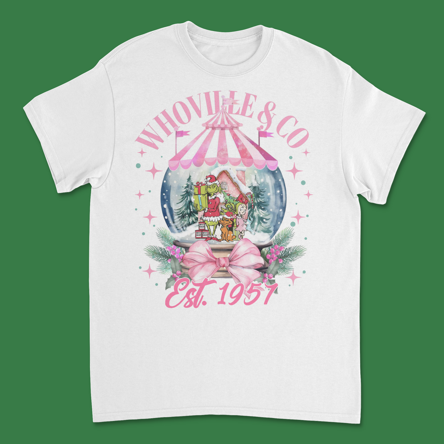 Whoville & Co. Christmas Shirt - Festive Holiday Tee Inspired by The Grinch