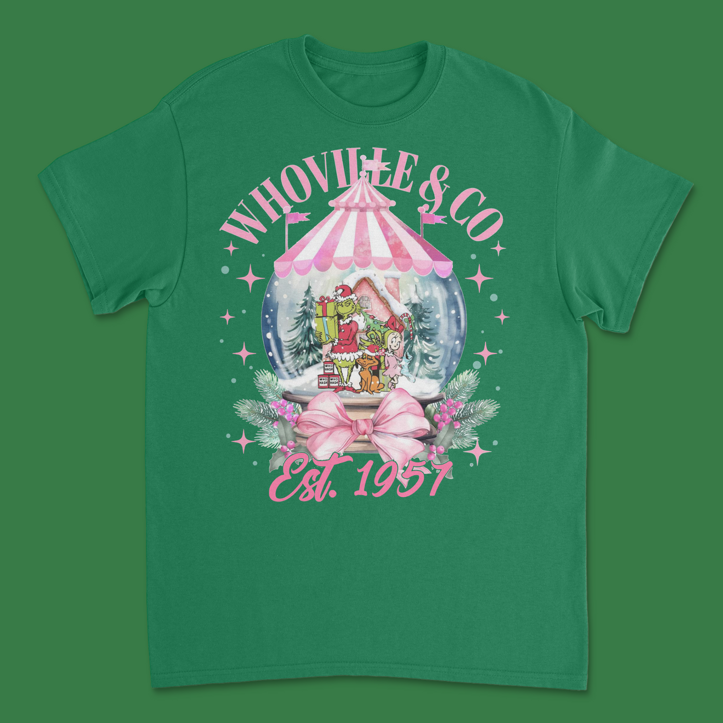 Whoville & Co. Christmas Shirt - Festive Holiday Tee Inspired by The Grinch