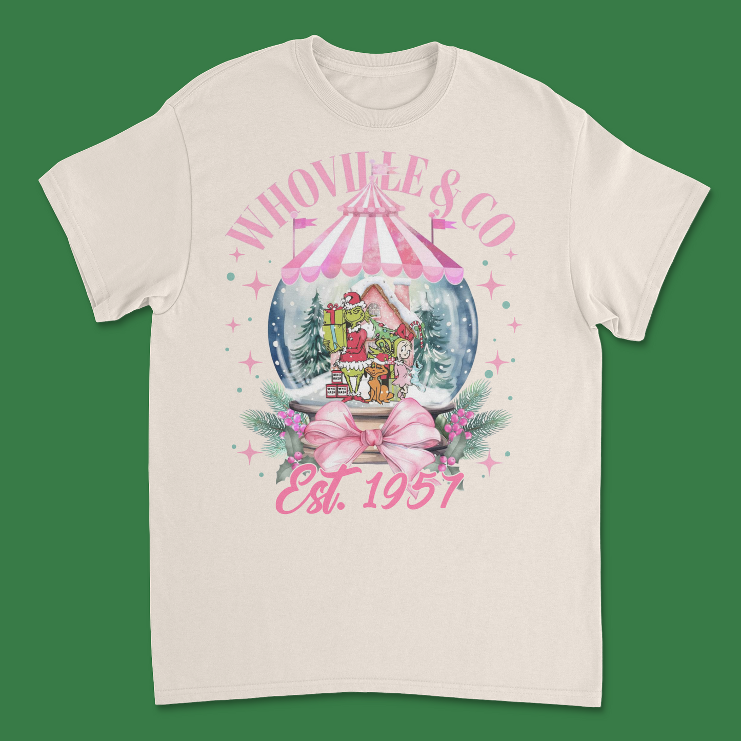 Whoville & Co. Christmas Shirt - Festive Holiday Tee Inspired by The Grinch