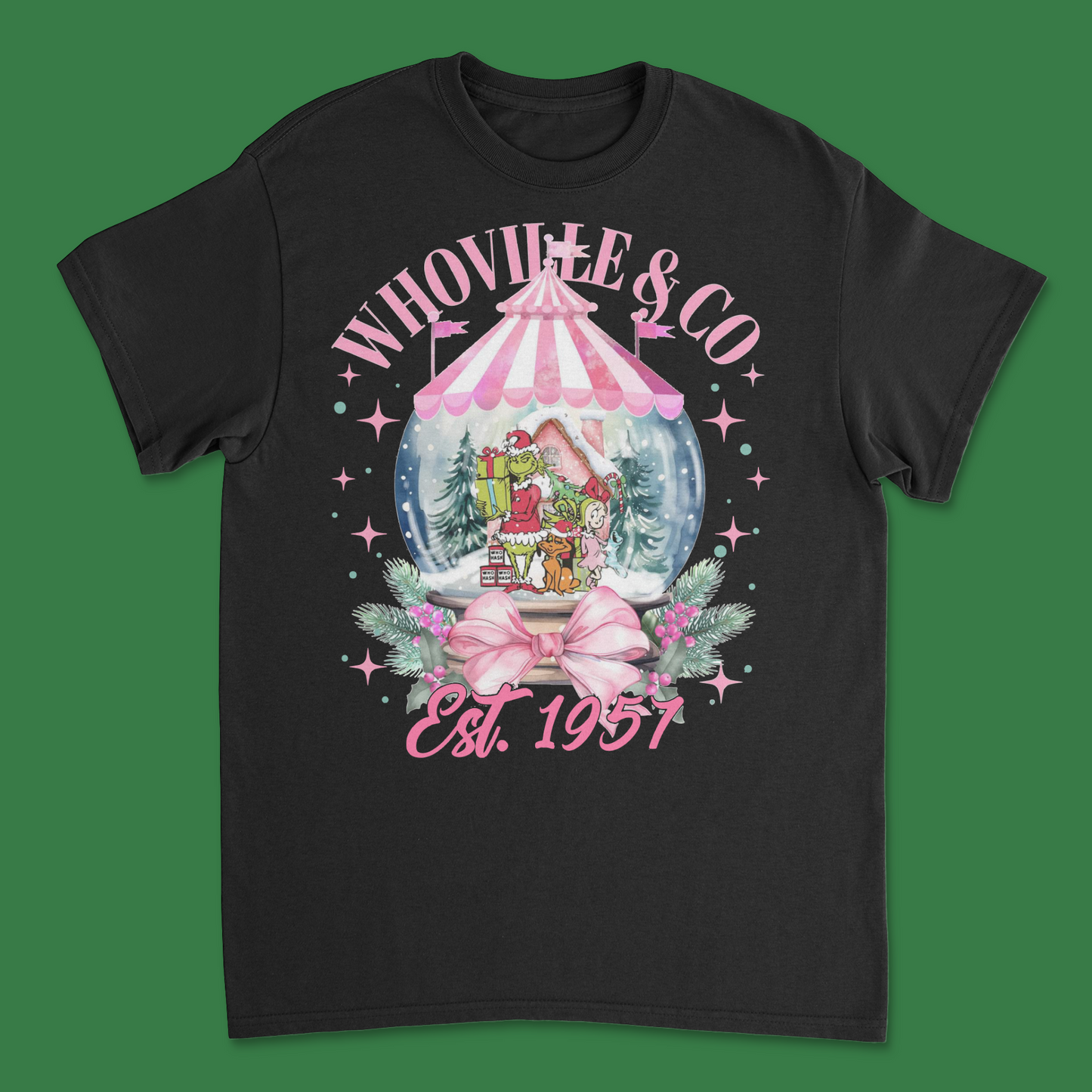 Whoville & Co. Christmas Shirt - Festive Holiday Tee Inspired by The Grinch