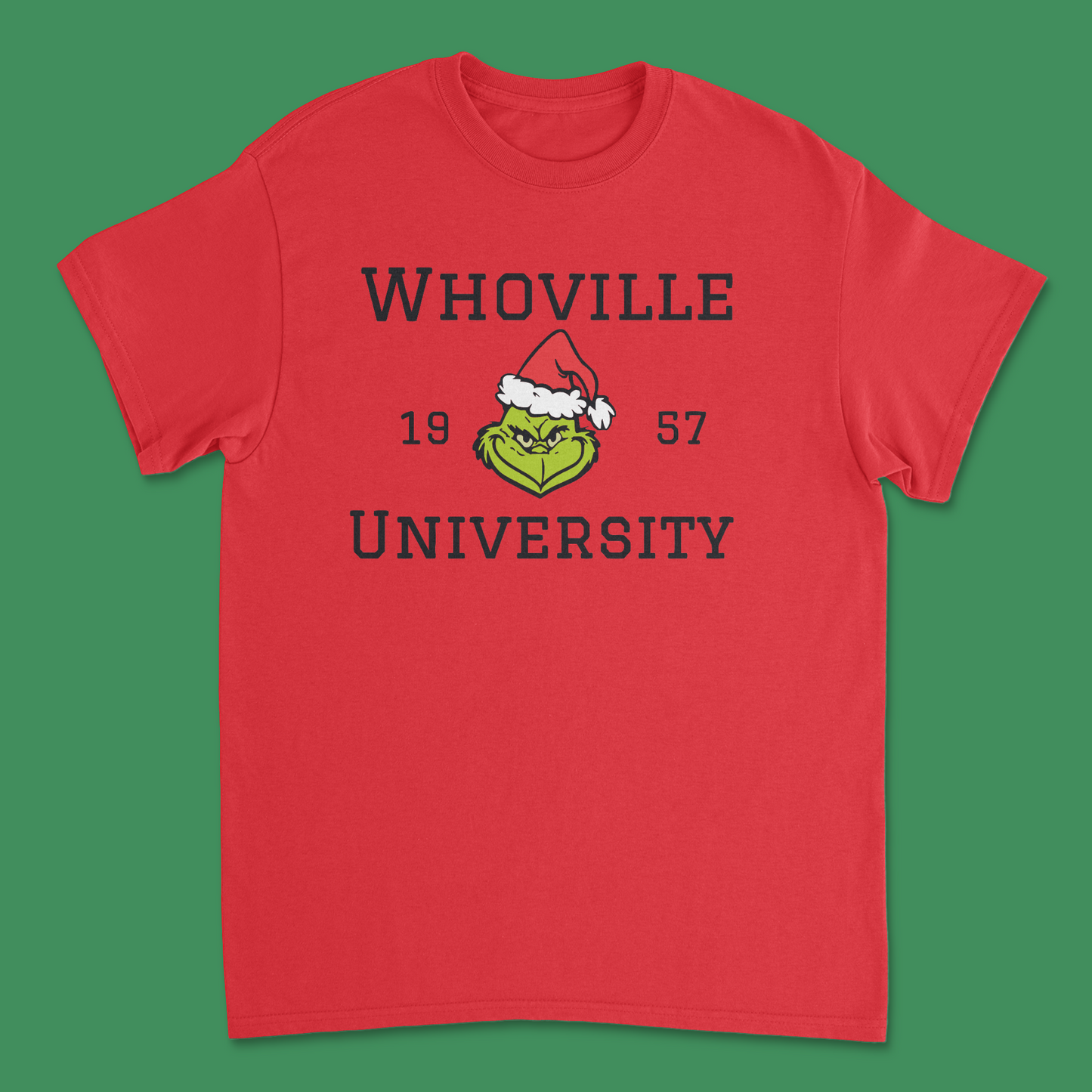 Whoville University Christmas Shirt - Whimsical Holiday Tee Inspired by The Grinch