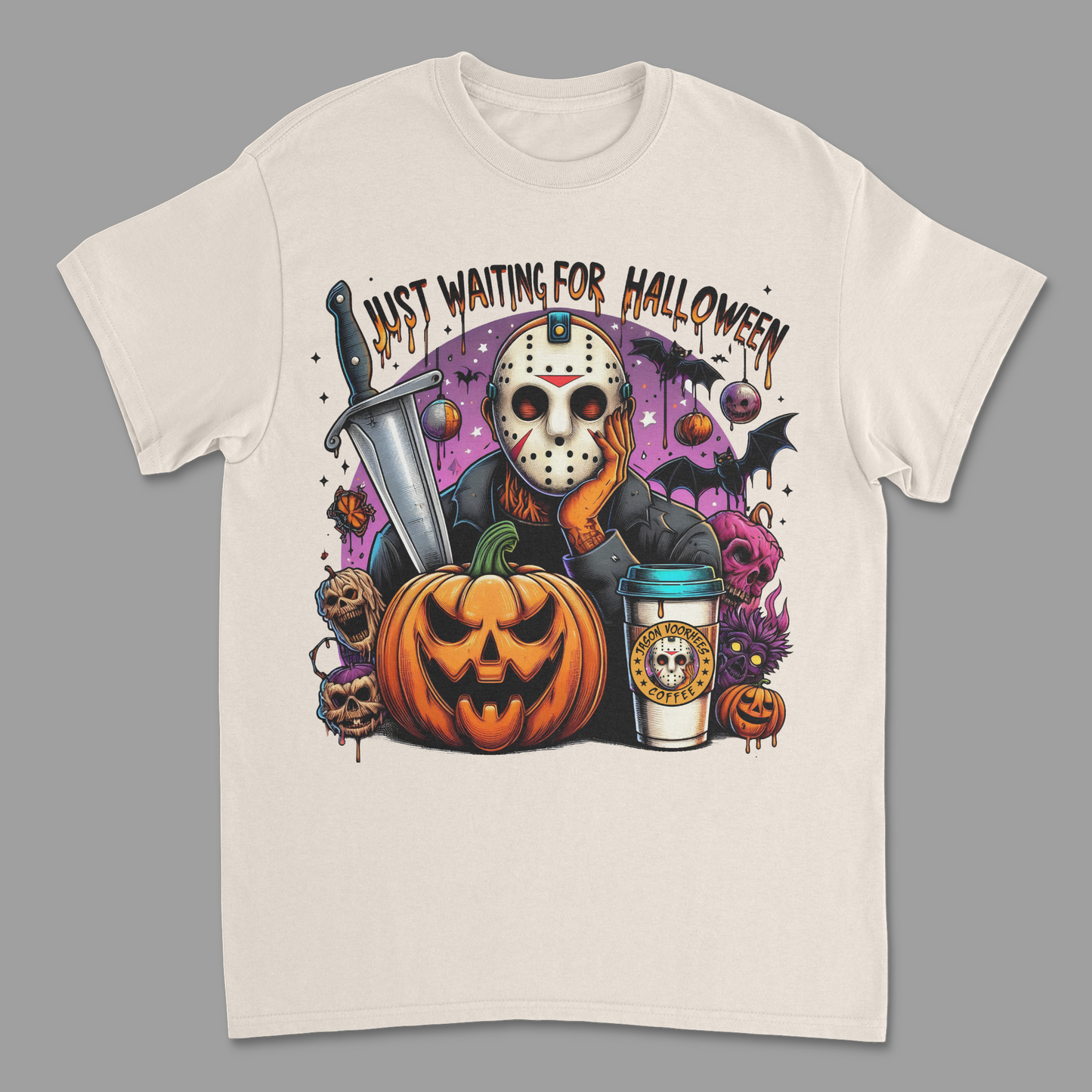 Just Waiting For Halloween Jason Voorhees Shirt V.2