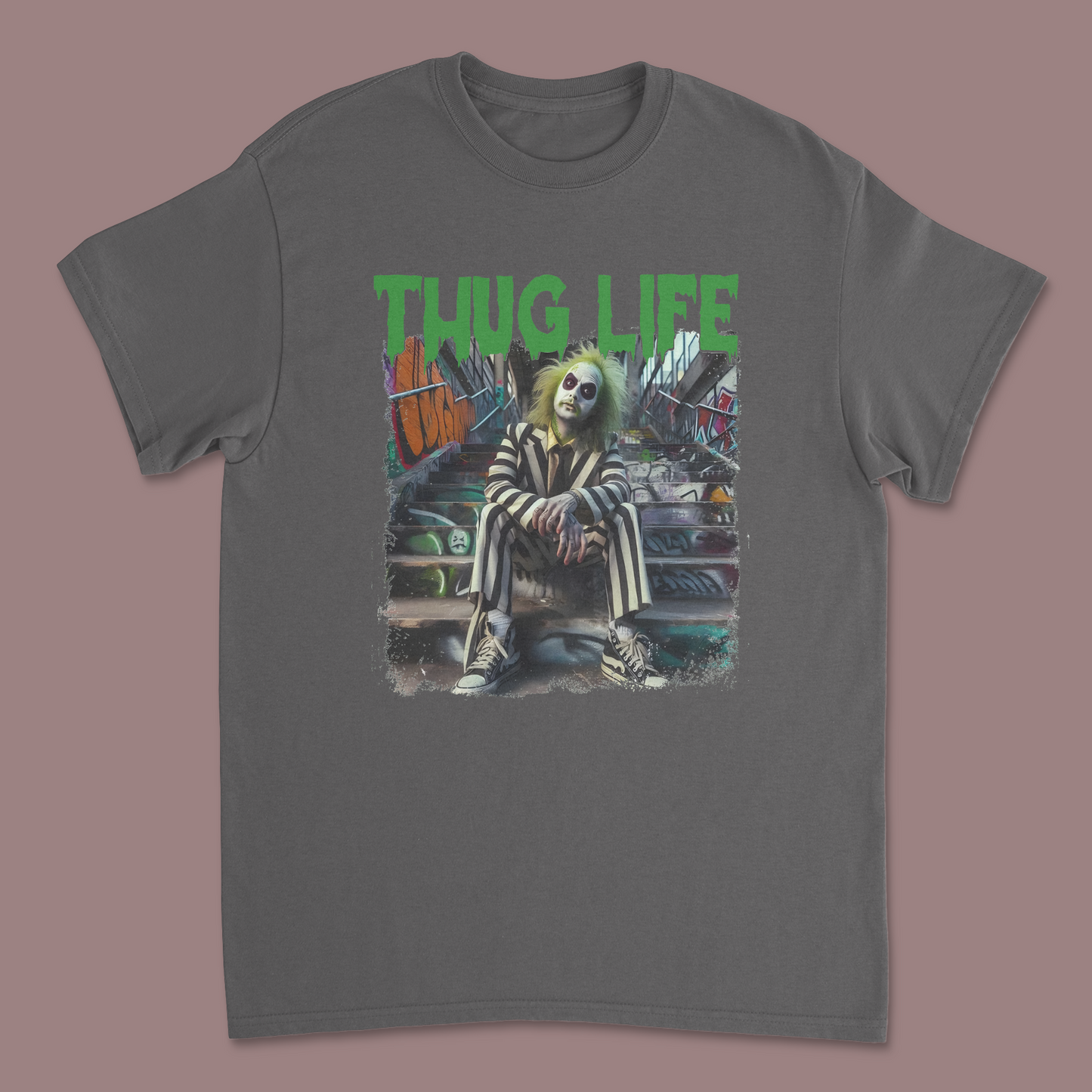 Beetlejuice "Thug Life" T-Shirt – Unleash Your Inner Mischief