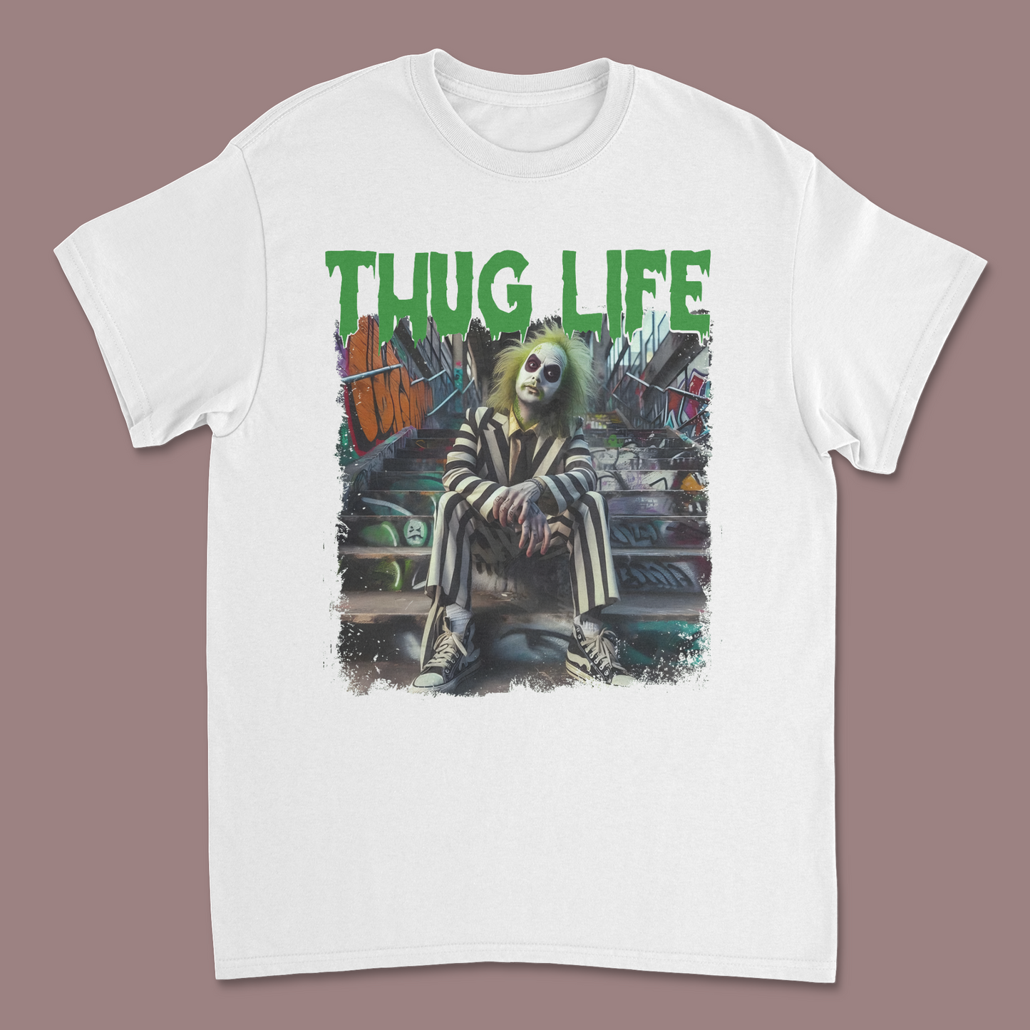 Beetlejuice "Thug Life" T-Shirt – Unleash Your Inner Mischief