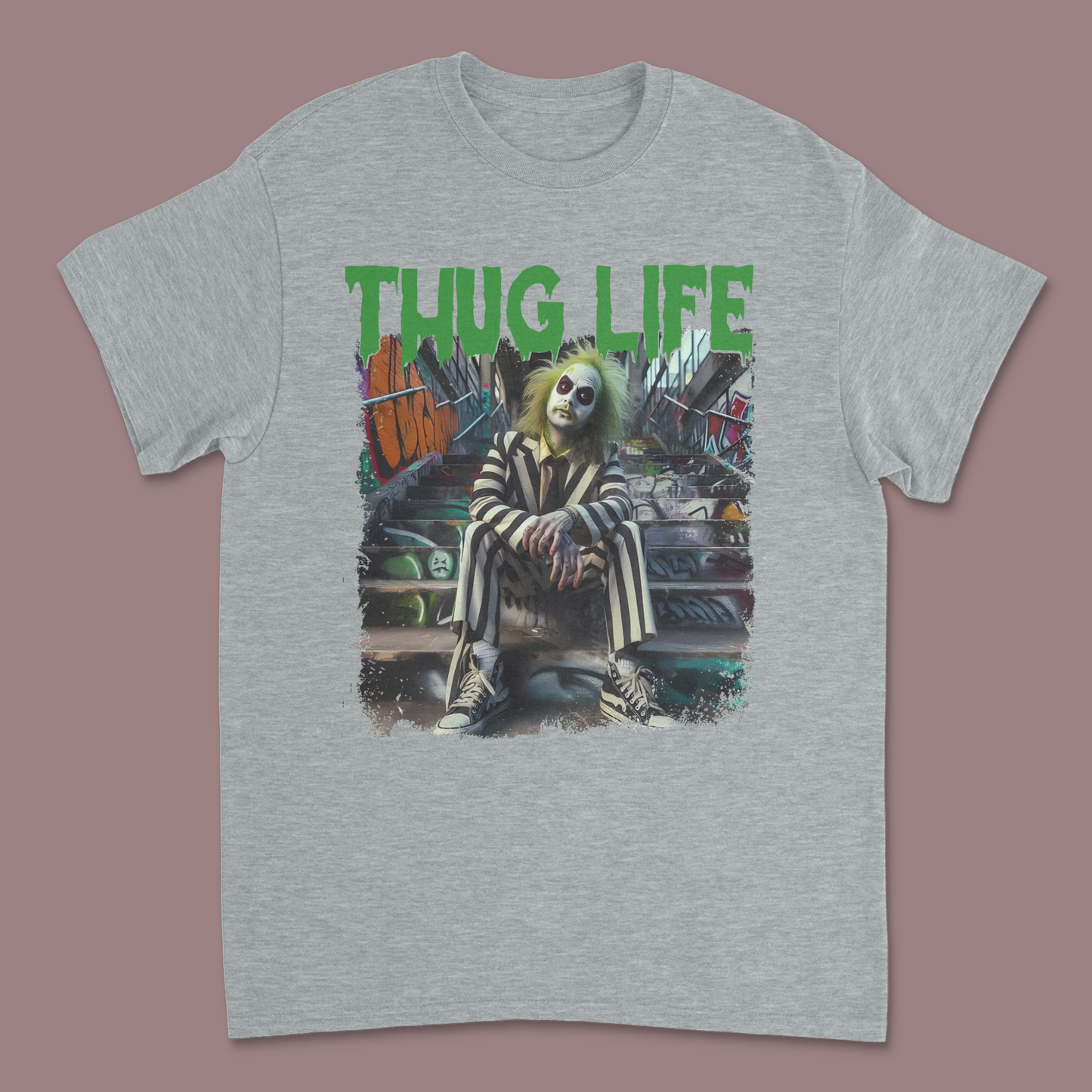 Beetlejuice "Thug Life" T-Shirt – Unleash Your Inner Mischief