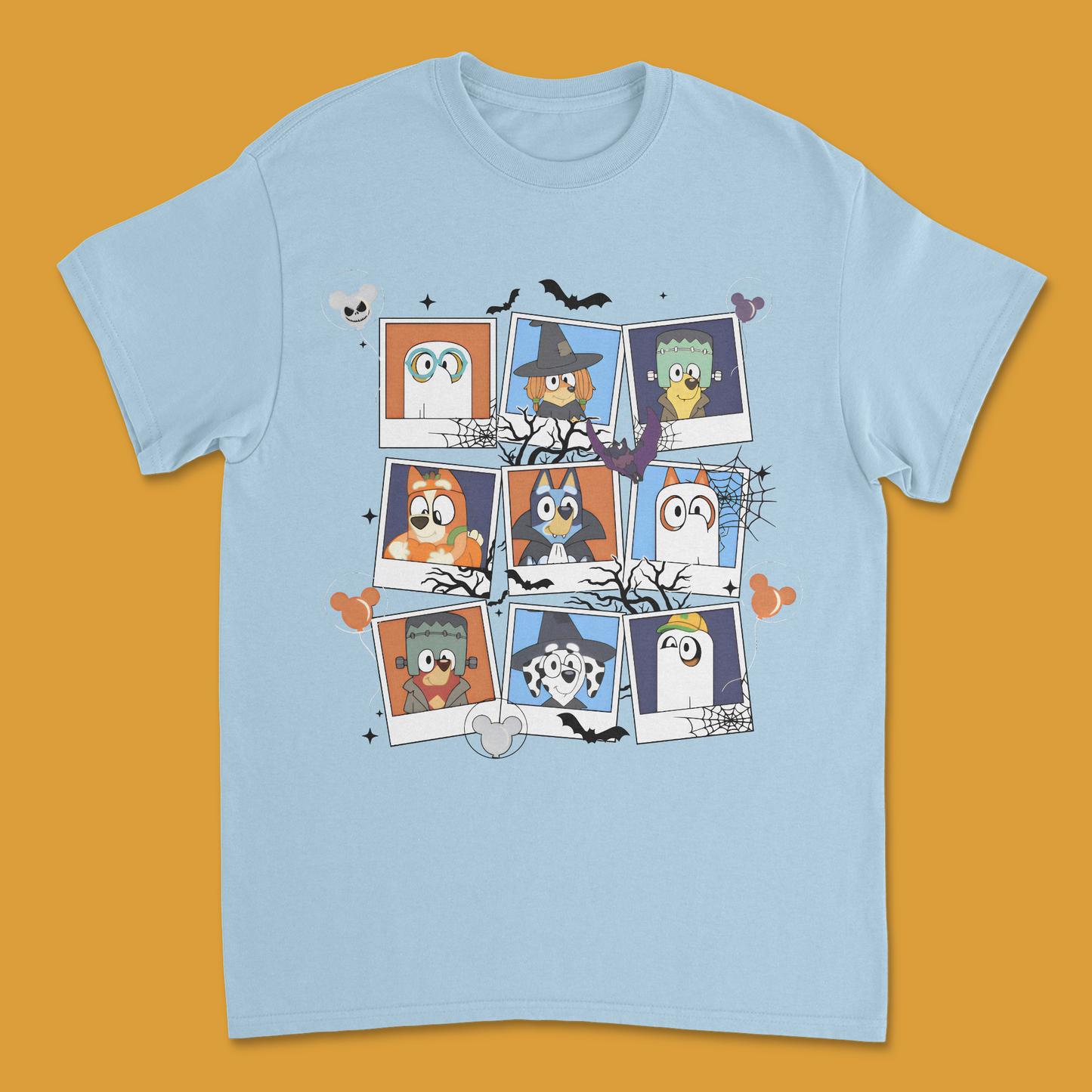 Bluey & Friends Halloween T-Shirt | Fun & Festive Kids Halloween Tee