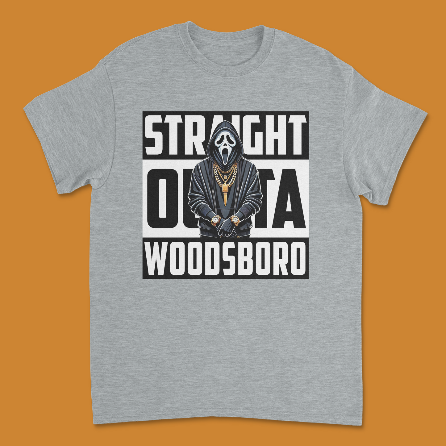 Straight Out Of Woods Borrow Halloween Shirt