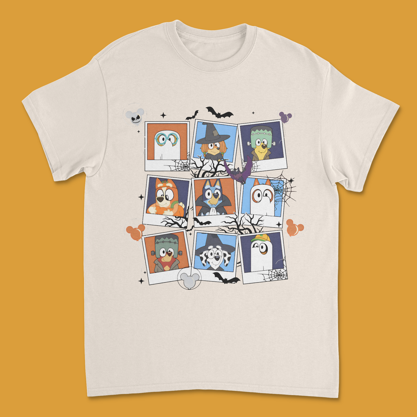 Bluey & Friends Halloween T-Shirt | Fun & Festive Kids Halloween Tee