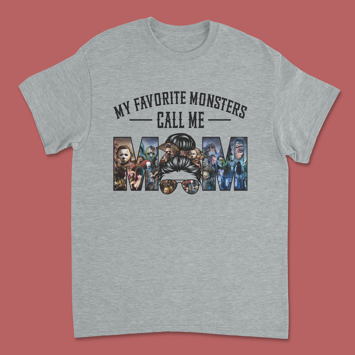 Favorite Monsters Call Me Mom" T-Shirt | Cute Halloween Mom Tee