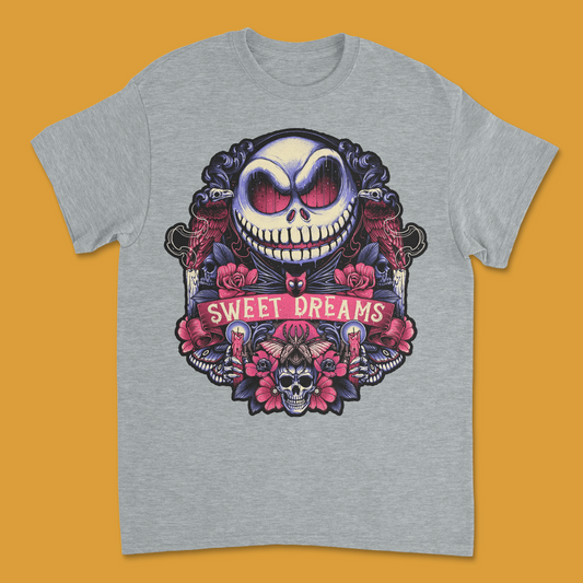 Jack Skellington "Sweet Dreams" T-Shirt | Nightmare Before Christmas-Inspired Tee