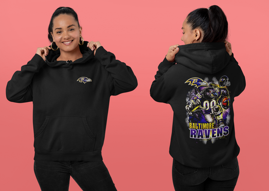 Baltimore Ravens Hoodie | Soar with Pride in Ravens Purple