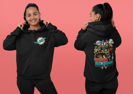 Miami Dolphins Hoodie | Fins Up with Style and Warmth