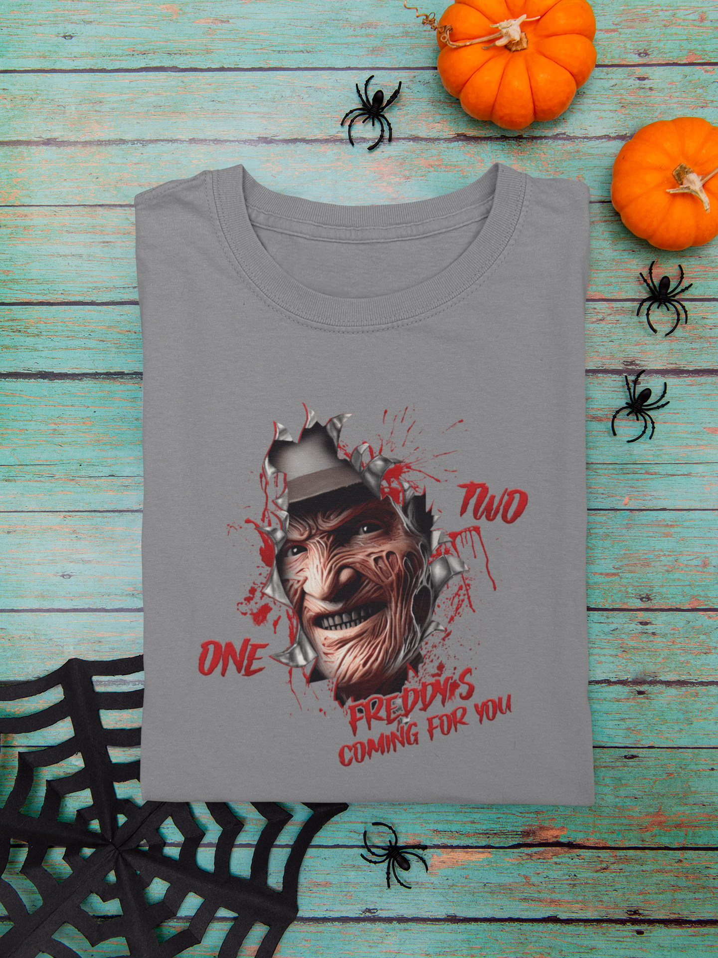 Freddy Krueger "One, Two, Freddy’s Coming for You" T-Shirt | Iconic Nightmare Horror Tee