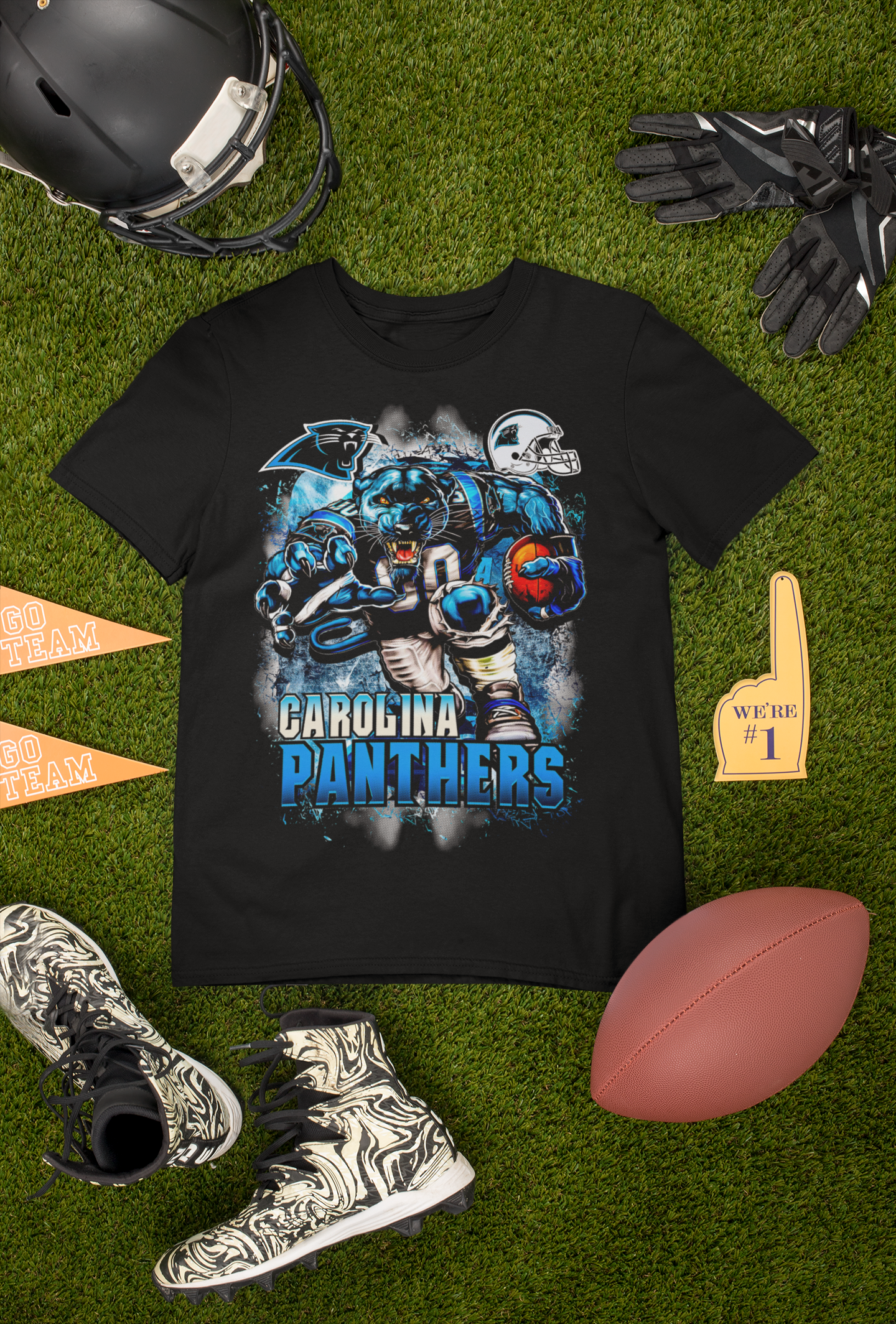 Carolina Panthers T-Shirt | Keep Pounding with Panthers Pride