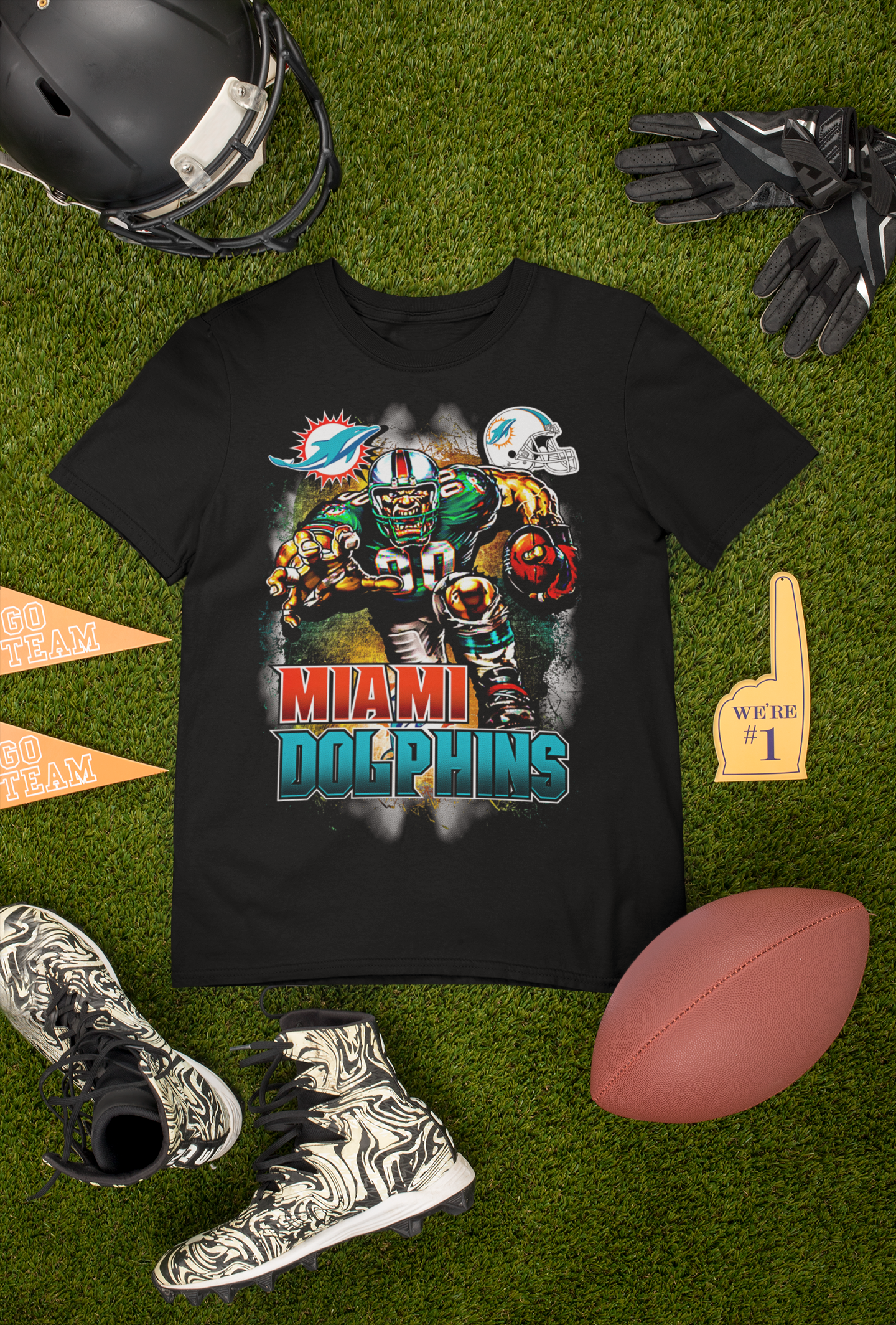 Miami Dolphins T-Shirt | Dive into Dolphins Pride